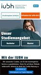 Mobile Screenshot of iubh-fernstudium.de